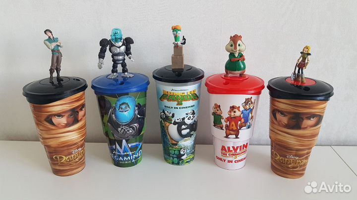 Коллекция стаканов герои мультфильмов Disney 500ml