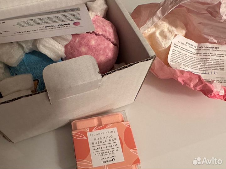 Бомбочки для ванны Lush, sunday rain