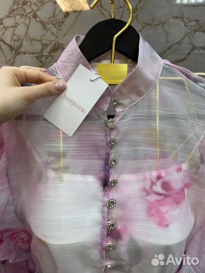 Потрясающий цветочный костюм с юбкой Zimmermann