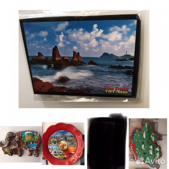 Магниты на холодильник из разных стран