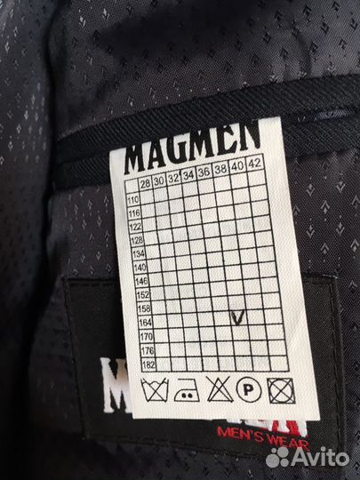 Школьный костюм, рост 164, темно-синий (новый)