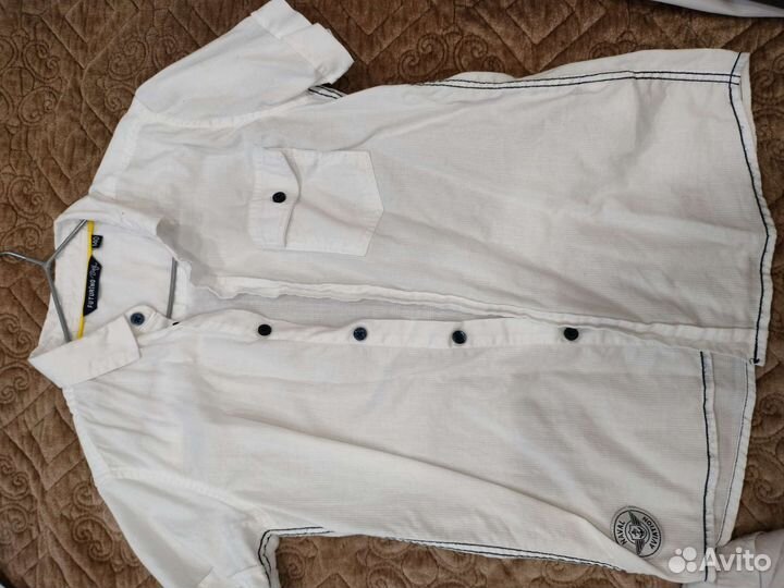 Рубашки белые 140-146