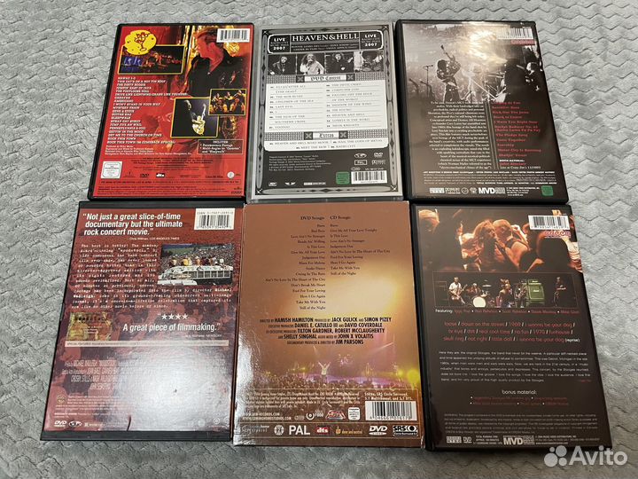 DVD 6 штук фирменные плюс комбо CD