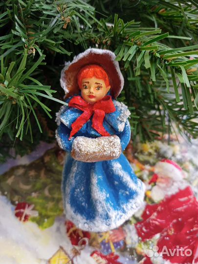 Ватные игрушки, игрушки на елку