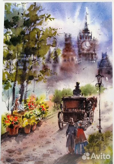 Открытки Город Люди