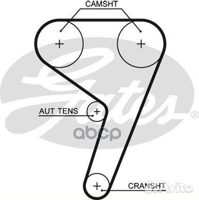 Комплект грм с помпой ford/mazda/volvo 1.25-1.6