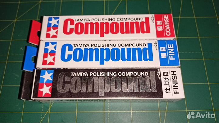 Полировочные пасты Tamiya