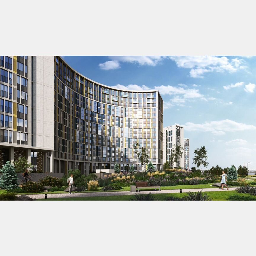 2-к. квартира, 70,1 м², 14/17 эт.