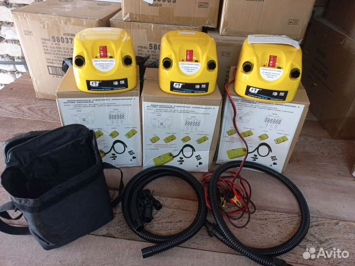 Насос для лодки электрический. Новый. Доставка