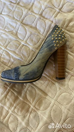 Туфли джинсовые 35