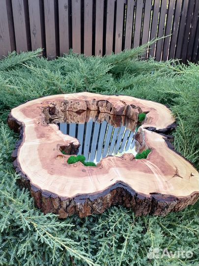 Зеркало из спила