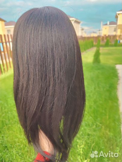 Голова манекен с натуральными волосами