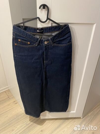 Джинсовая юбка bershka zara