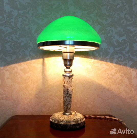 Старинная Настольная Лампа