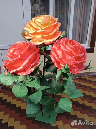 Стойка розы интерьерные 155 см изолон