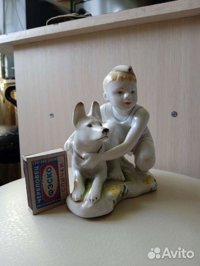 Статуэтка Юный пограничник СССР