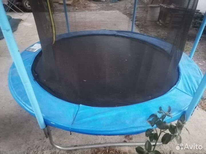 Батут с сеткой бу 244см