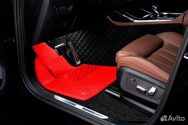 3D Коврики Lexus RX из Экокожи