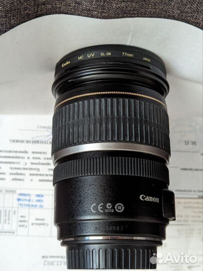 Объектив canon efs 17- 55 is, 2.8f