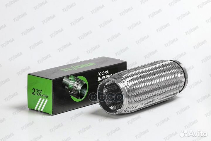 Труба глушителя гофрированная 76250 Tixona