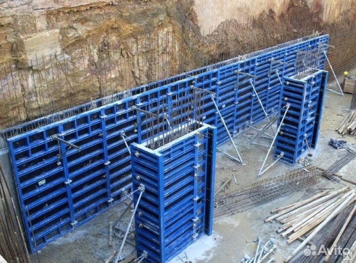 Аренда опалубки для стен и колон