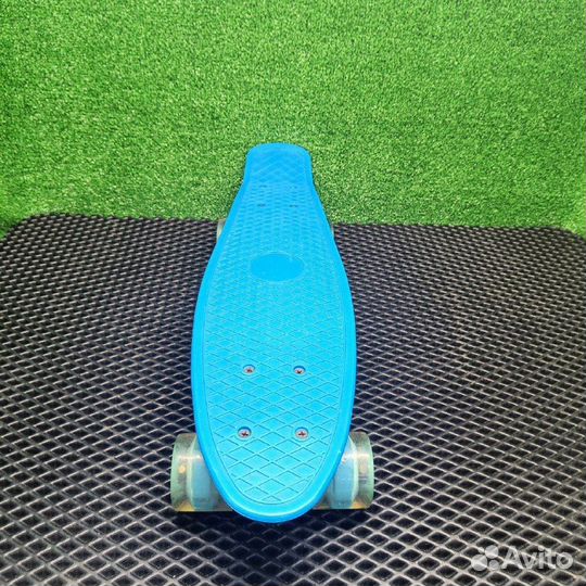 Пенниборд-скейт со светящимися колесами (до 60кг)