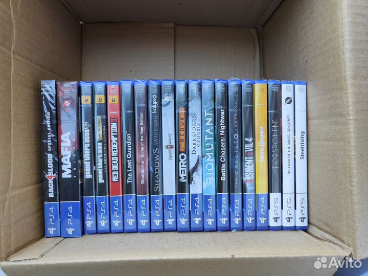 Игры для PS4, PS5 и Xbox на Дисках Новые и бу