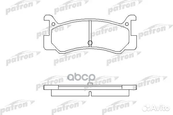 Колодки тормозные дисковые задн daihatsu: chara