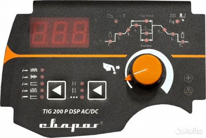 Аппарат аргонно-дуговой сварки сварог PRO TIG 200 P DSP AC/DC (E201) накс РФ 00000092681