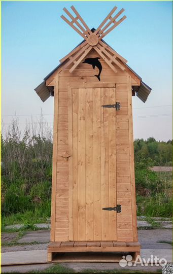 Уличный туалет с установкой BLU784