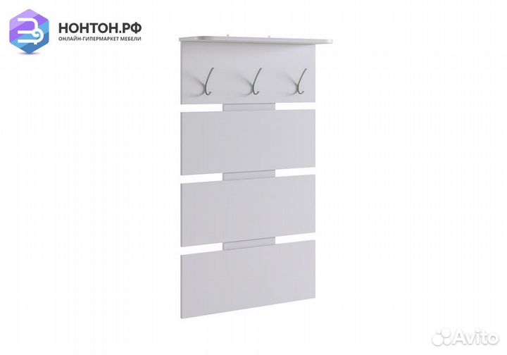 Вешалка для одежды Реал 2 белый