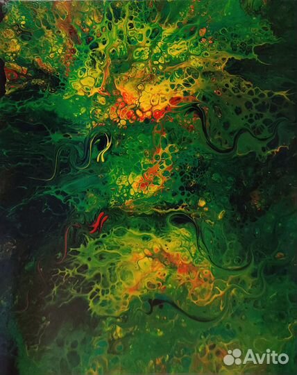 Картина акрил абстракция 40х50