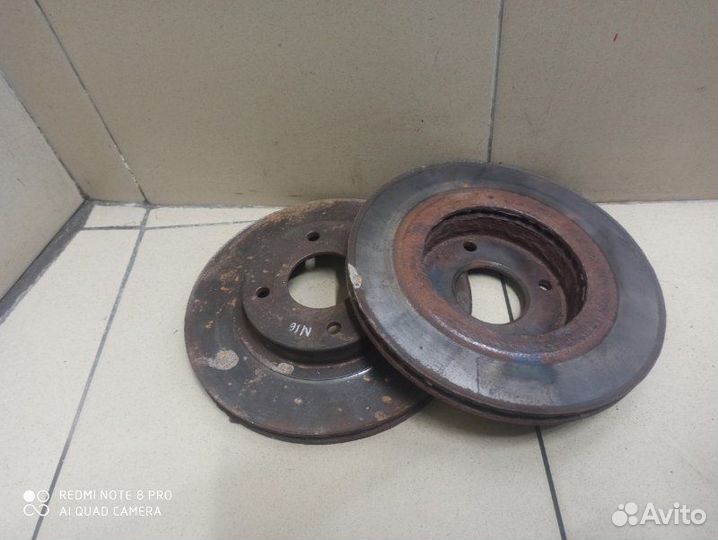 Тормозные диски Nissan Almera N16 QG18DE 2000-2006