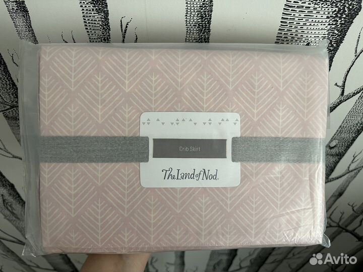 The land of nod Crib Skirt Юбка для кроватки