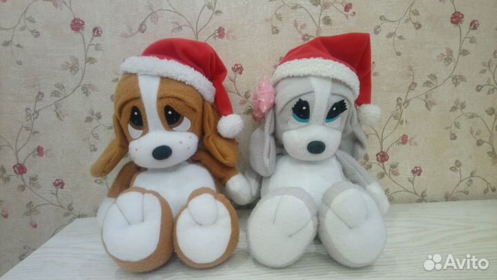Пара мягких милых собачек Дисней Почта
