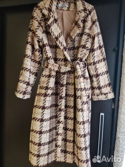 Пальто женское, плащ-тренч