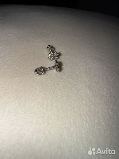 Серьги серебро