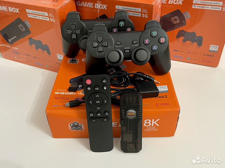 Android TV приставка Game Stick Box 8K