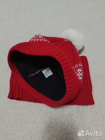 Зимняя шапка и снуд для мальчика