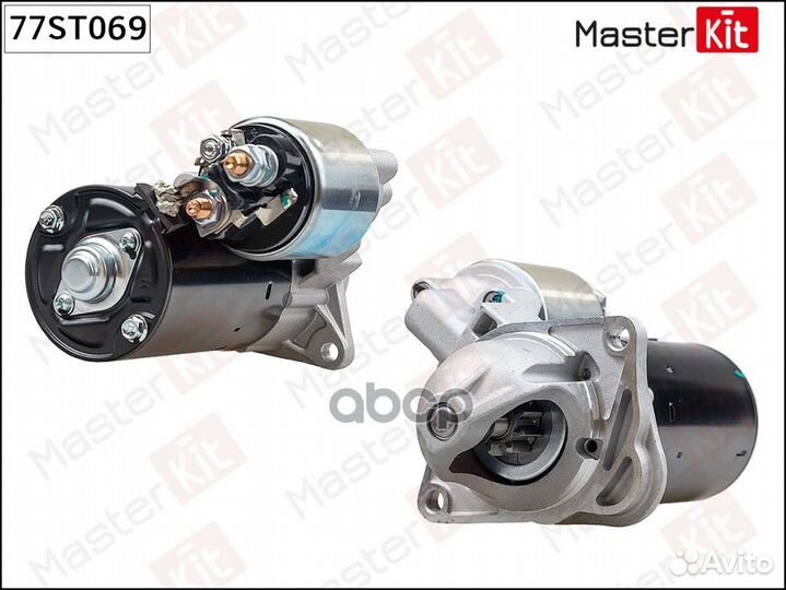Стартер masterkit 77ST069 opel astra J, corsa D