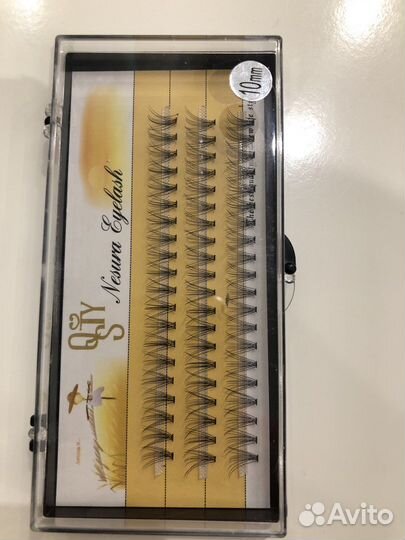 Ресницы пучки 10D 10 мм, 12 мм