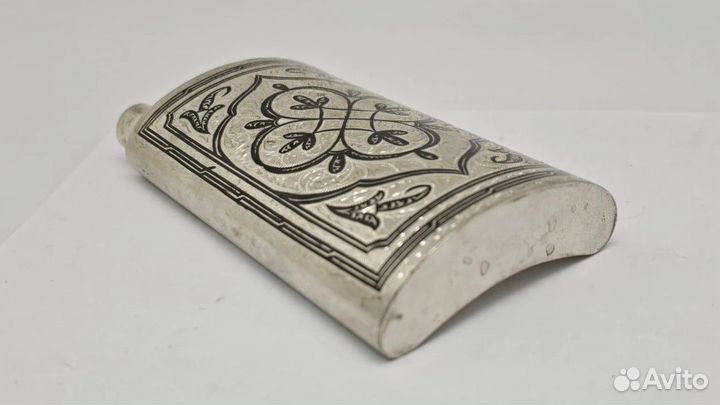 Серебряная фляжка 875 проба