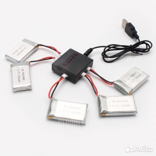 Зарядное и аккумуляторы для квадрокоптера Syma X5