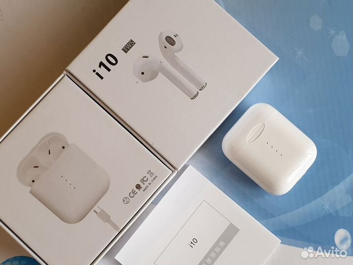 Кейс база наушники чехол i10 TWS Airpods