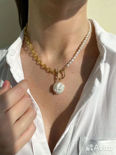 Комплект из барочного жемчуга