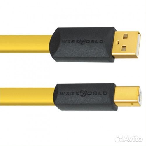 USB кабель Wireworld Chroma 8 USB 2.0 A-B Flat 1м