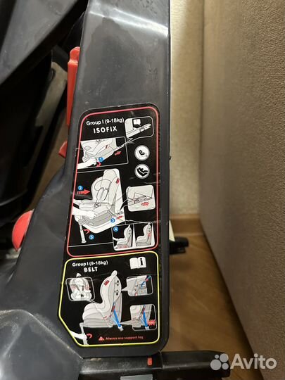 Детское автокресло 9 до 18 кг isofix