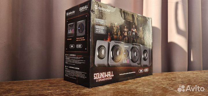 Колонки компьютерные Defender Soundwall 2.1 16W