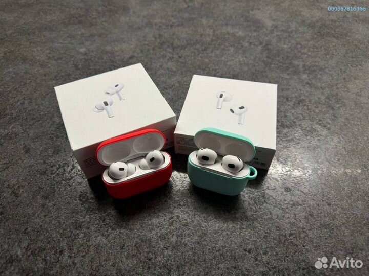 Неотличимые AirPods 4/Pro 2 бассы Type-C