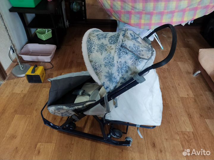 Коляска санки